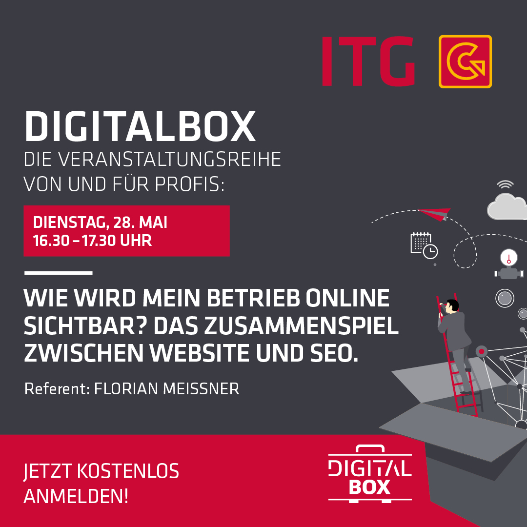 ITG DigitalBox Veranstaltungsreihe - Website und Co.